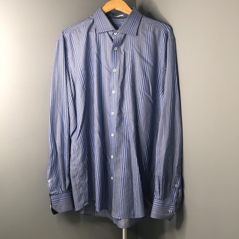 Bugatchi Shaped Fit Dress Shirt